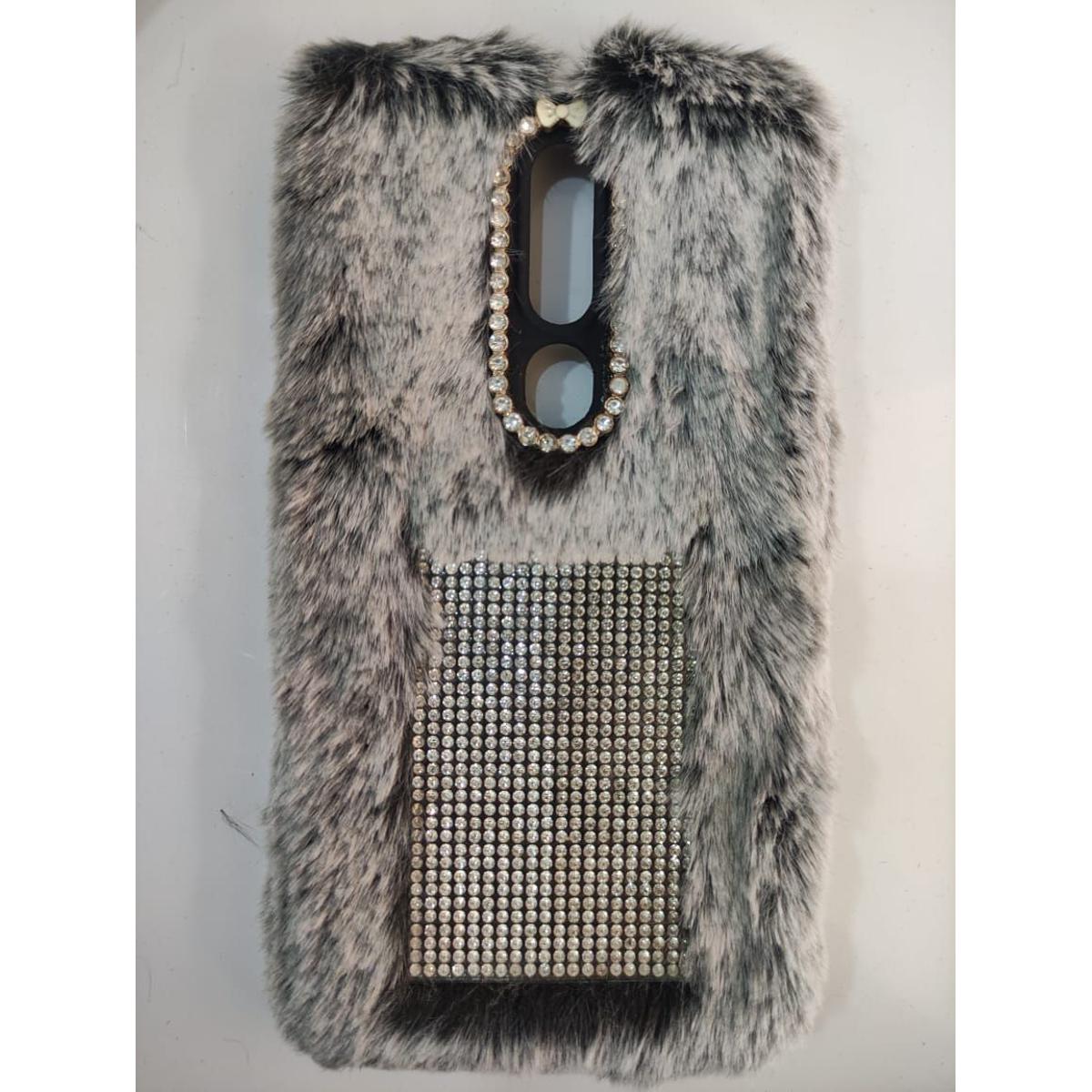 Oppo F11 Pro fancy soft with crystal stones back cover