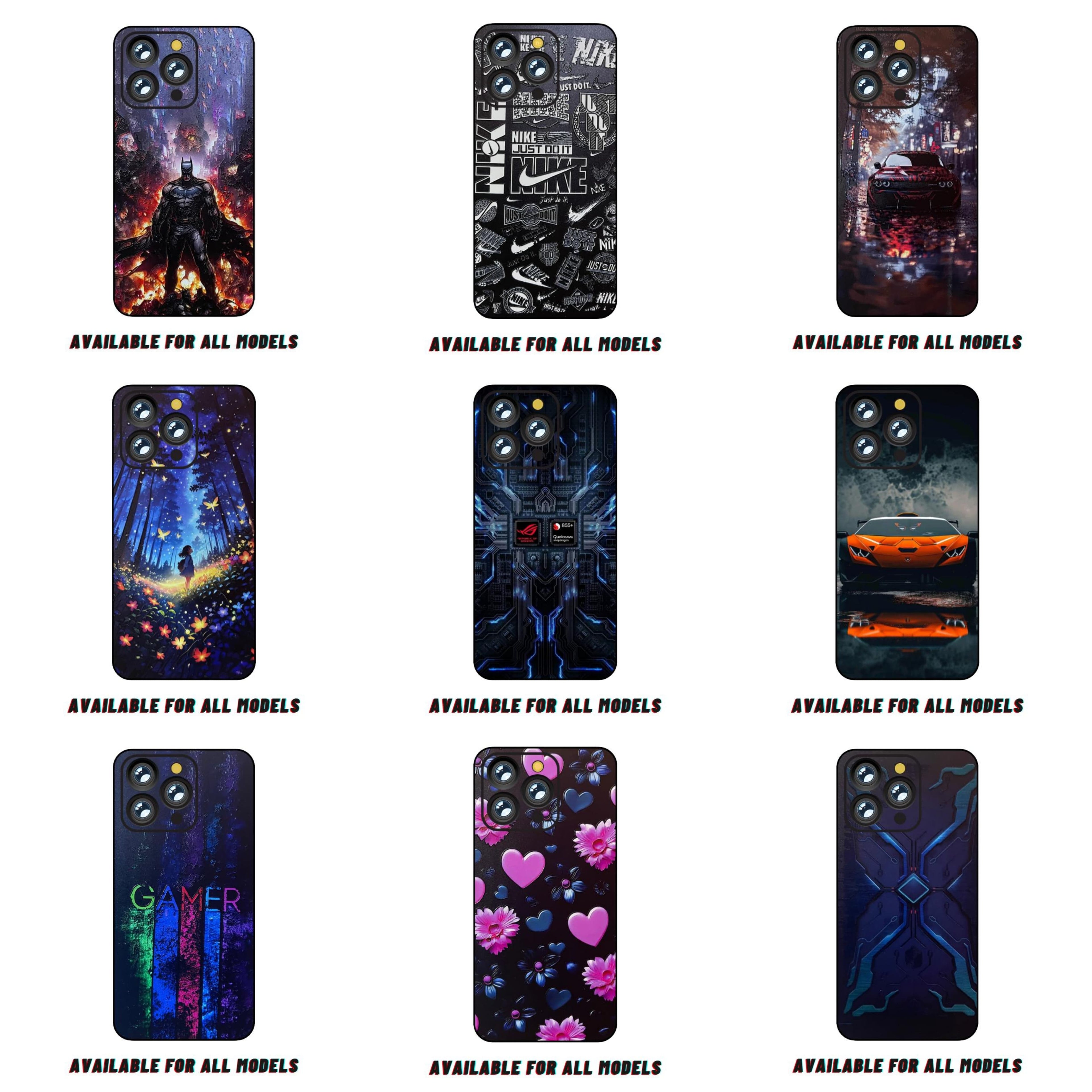 Premium Quality 3D Full Body Skin Wrap for All Models