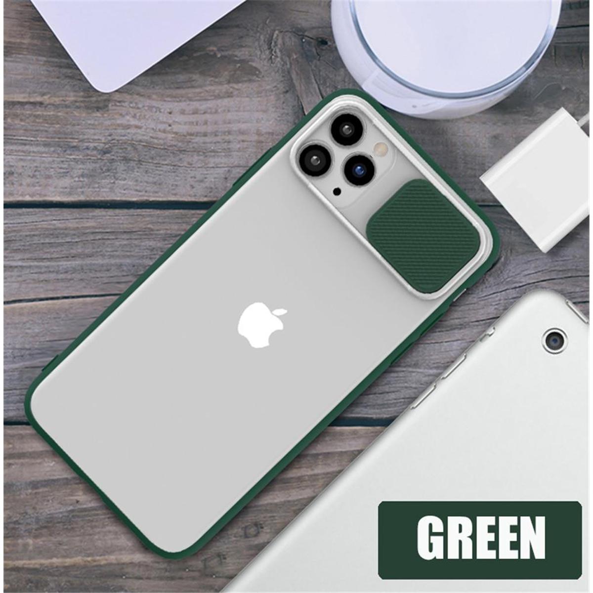 iPhone 11 Pro Max Camera Protection Shockproof Camera Slide Matte Bumper Transparent Back Case