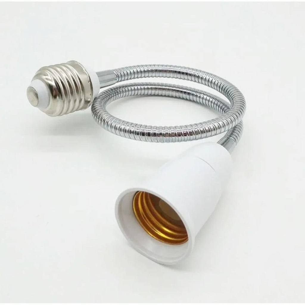 Bulb holder flexible neck E27 to E27 small size