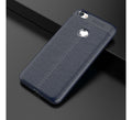 Oppo F5 Luxury Shockproof Auto Focus Design Soft TPU Back Cover - Blue