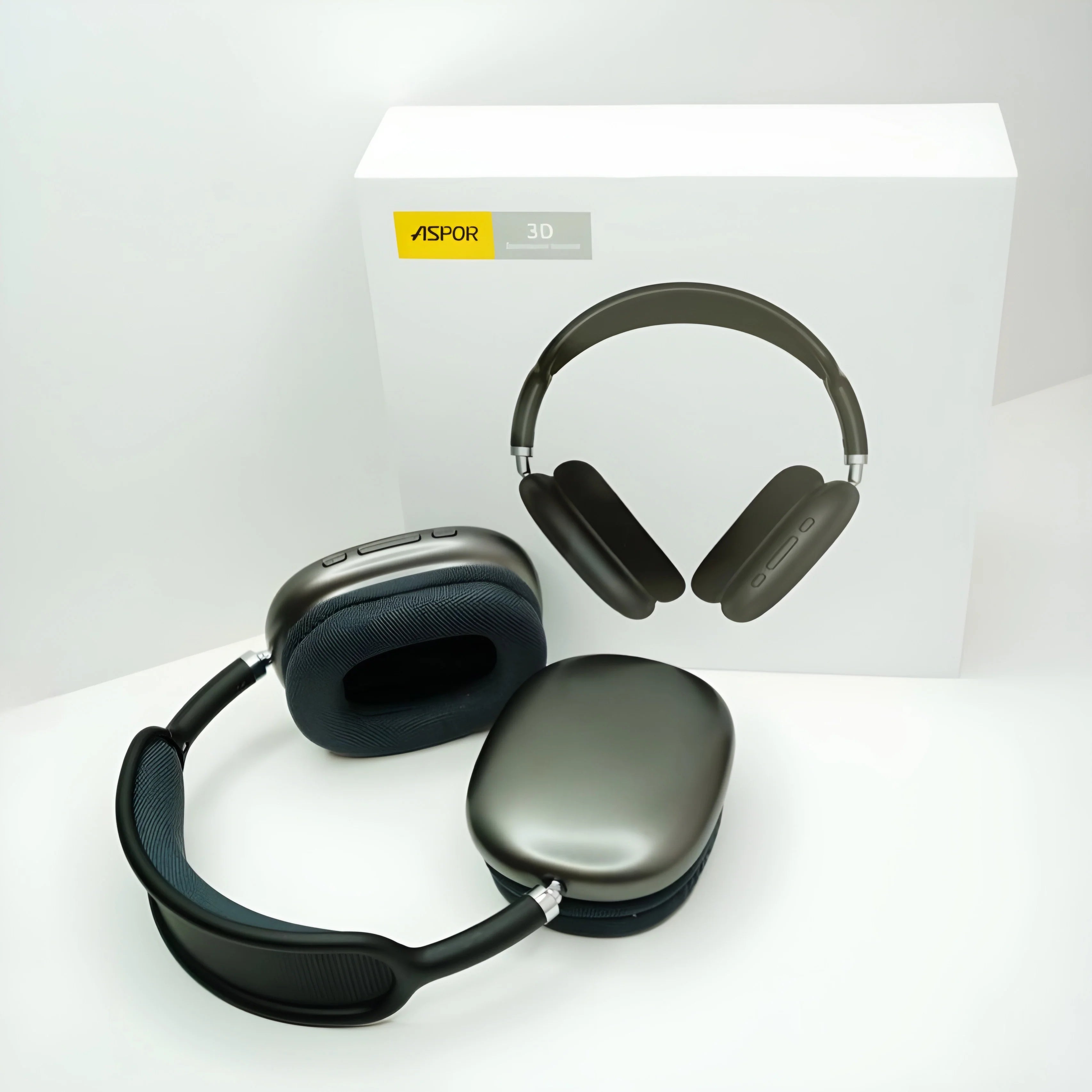 ASPOR A618 3D Sound Wireless Bluetooth 5.1 Headset with 20H Battery