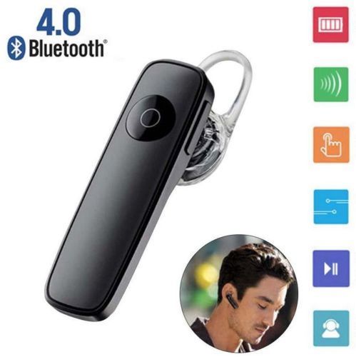 Wireless Bluetooth Stereo HeadSet Handsfree Earphone For Android / iOS