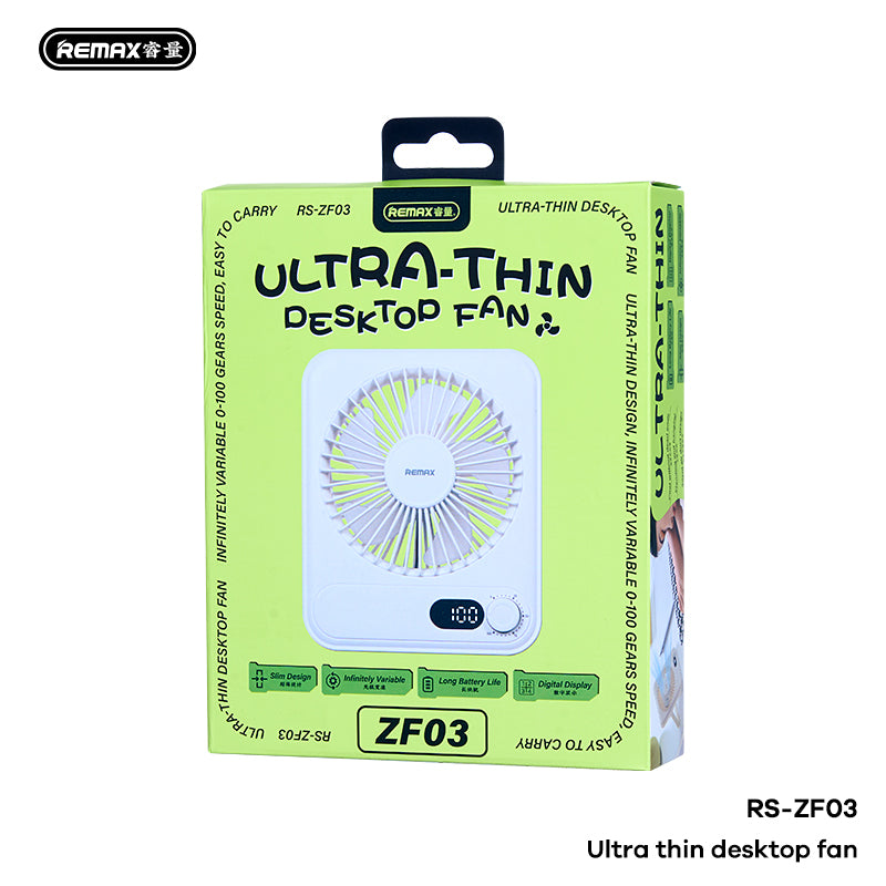 Remax RS-ZF03 Ultra thin Desktop Fan