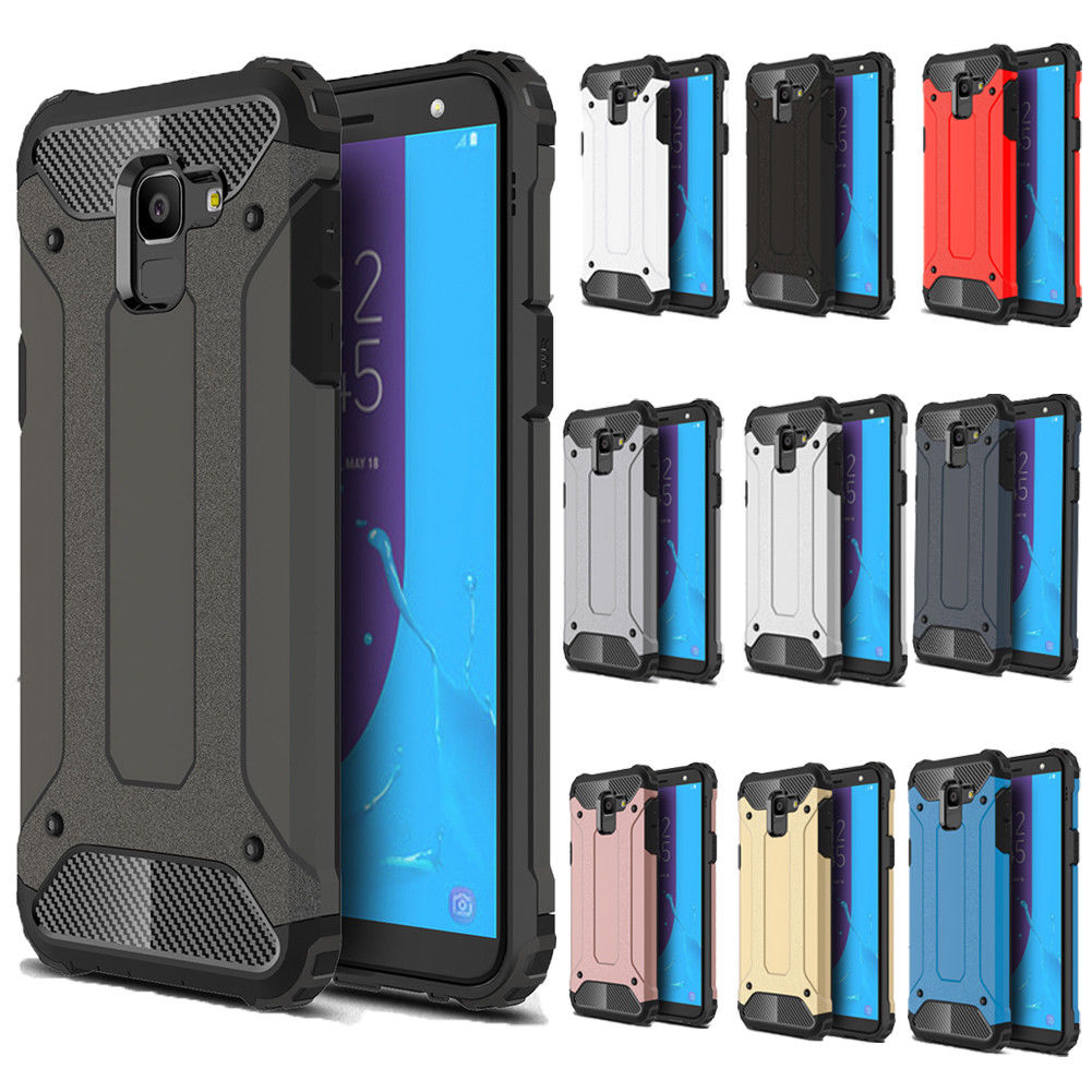Samsung Galaxy J6 2018 Shockproof Hybrid Armor Rugged Back Case Cover
