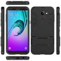 Samsung Galaxy J6 2018 Shockproof Hybrid Kickstand Back Case Cover - Black