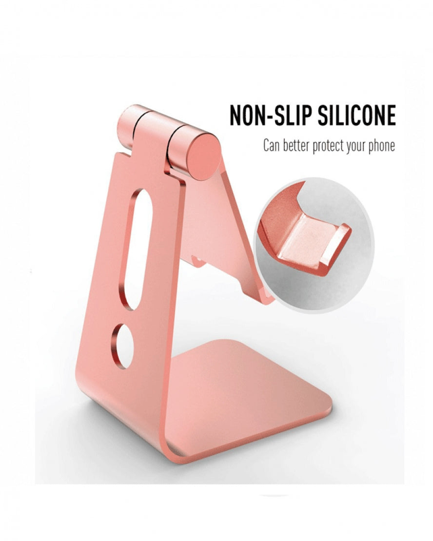 Aluminum Multi-Angle Universal Mobile And Tablet Holder - Rose Gold