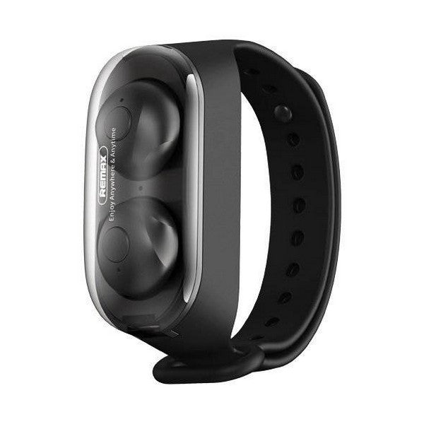 Remax TWS-15 Bluetooth 5.0 Portable Wristband Style True Wireless Stereo Earphone