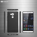 Huawei Mate 8 Shockproof Carbon Fiber Rubber Case Cover