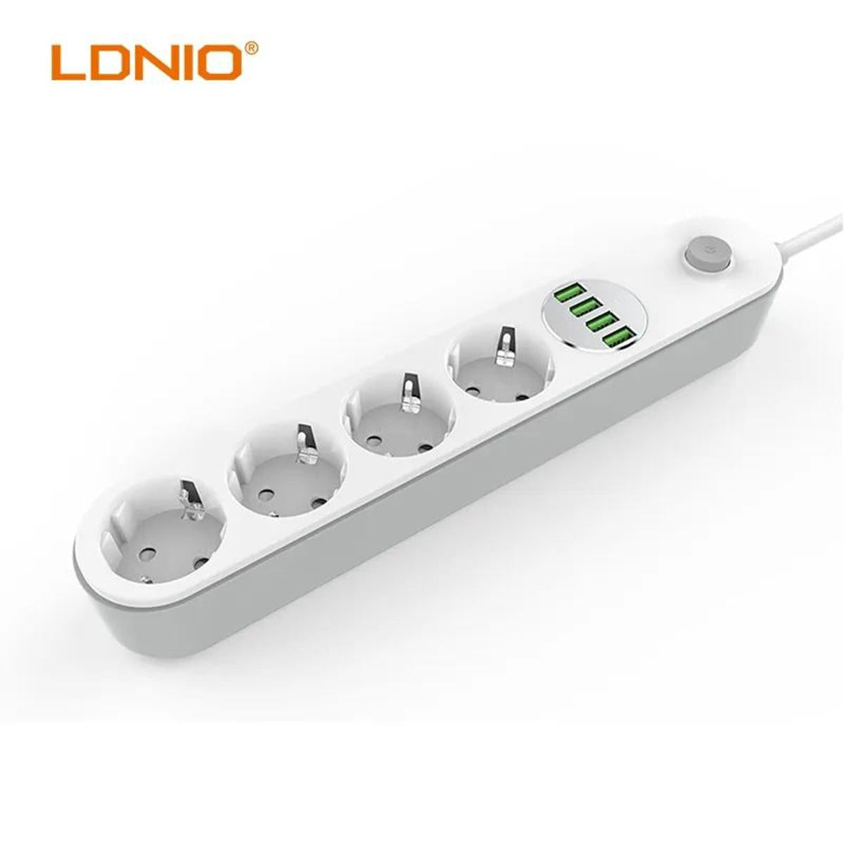 LDNIO_SE4432 4EU AC Plugs 4USB Combos Power Extension