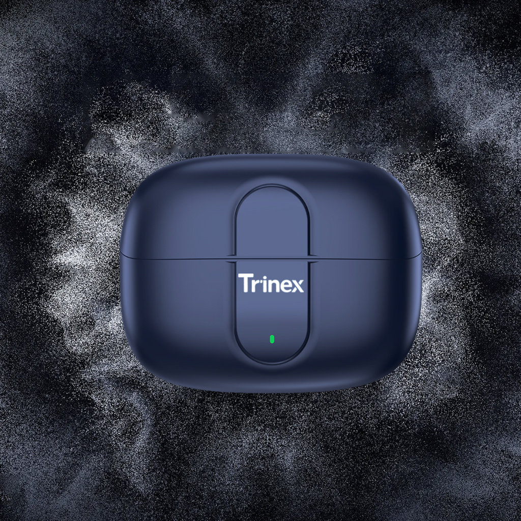 Trinex PowerPods Wireless AirPods with Pouch Stereo Sound and Long Battery Life | Voice Changing Feature