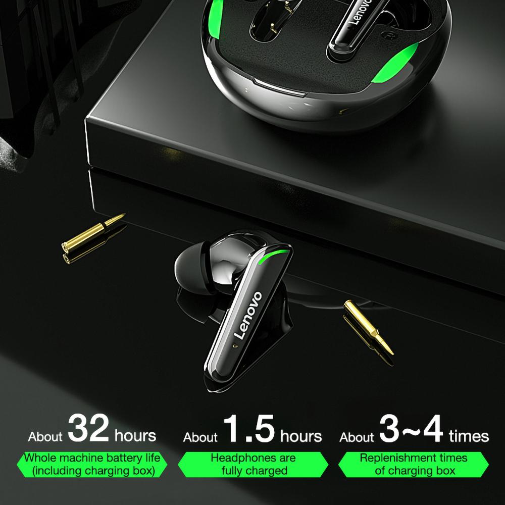 Lenovo XT92 Wireless BT5.1 Gaming Earbuds In-ear Headphones with 10mm Speaker Unit