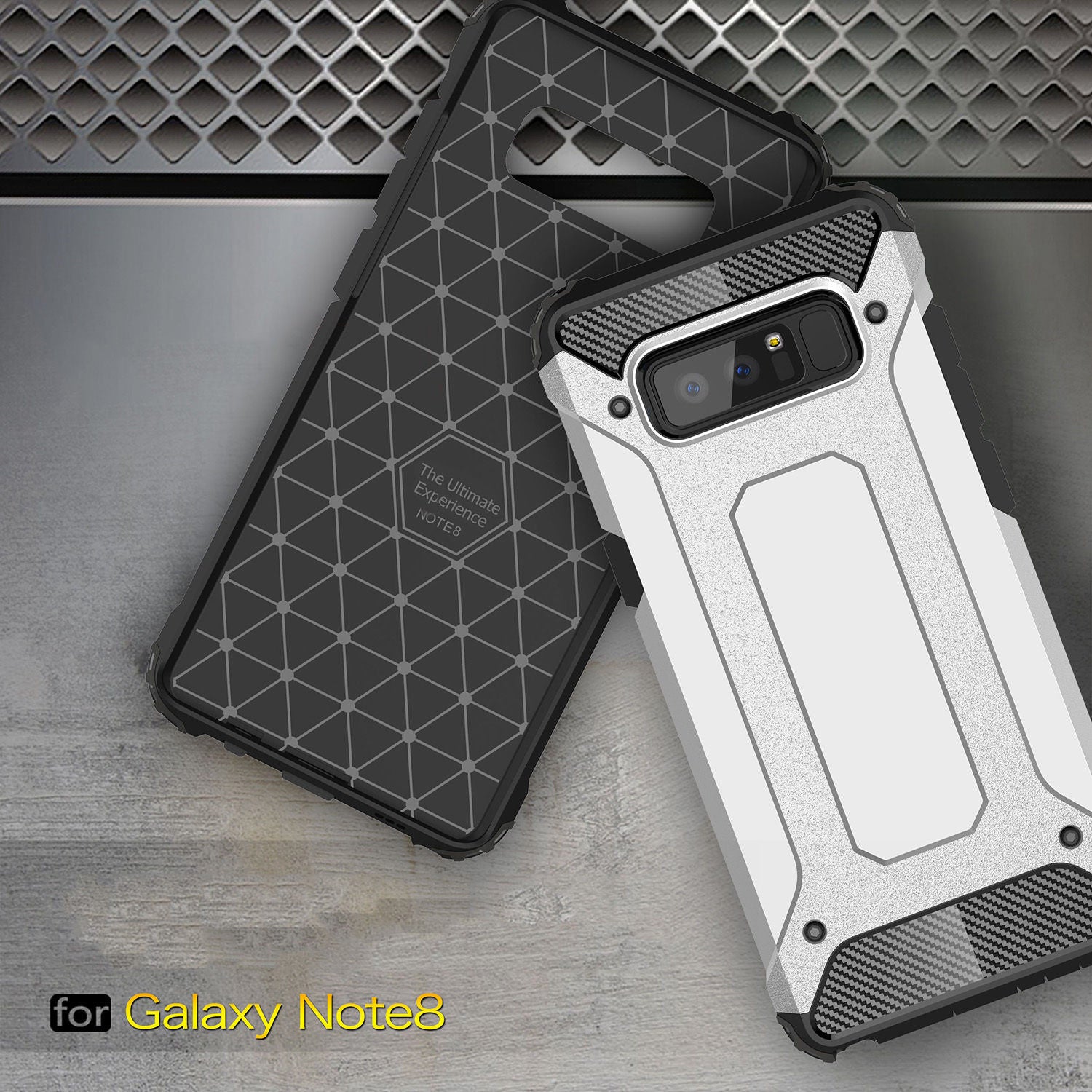 Samsung Galaxy Note 8 Shockproof Hybrid Armor Rubber Case Cover