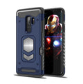 Samsung Galaxy S9 Plus Shockproof Hybrid Armor Back Cover - Blue