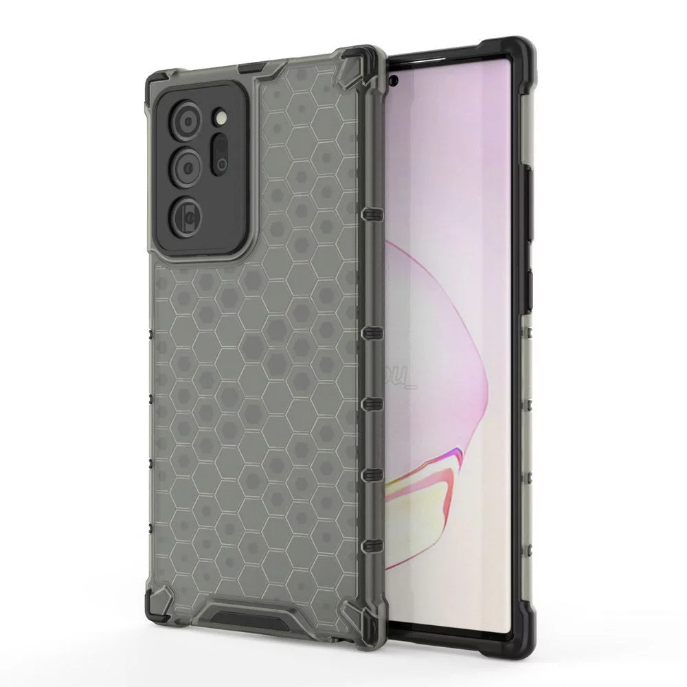 Samsung Galaxy Note 20 Ultra Shockproof Camera Protection Honeycomb Pattern cover case