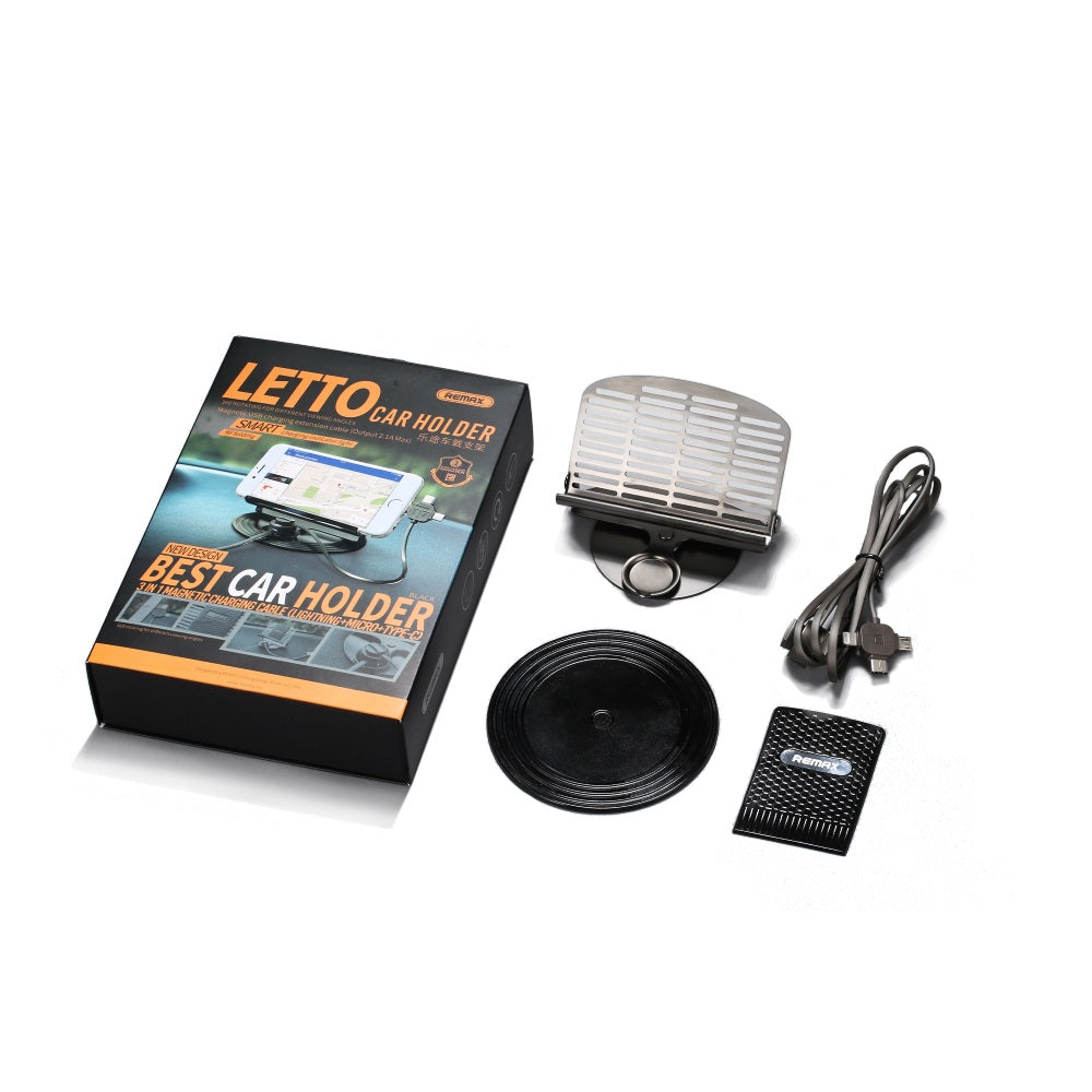 Remax Letto Phone Stand Magnetic Car Charging Holder