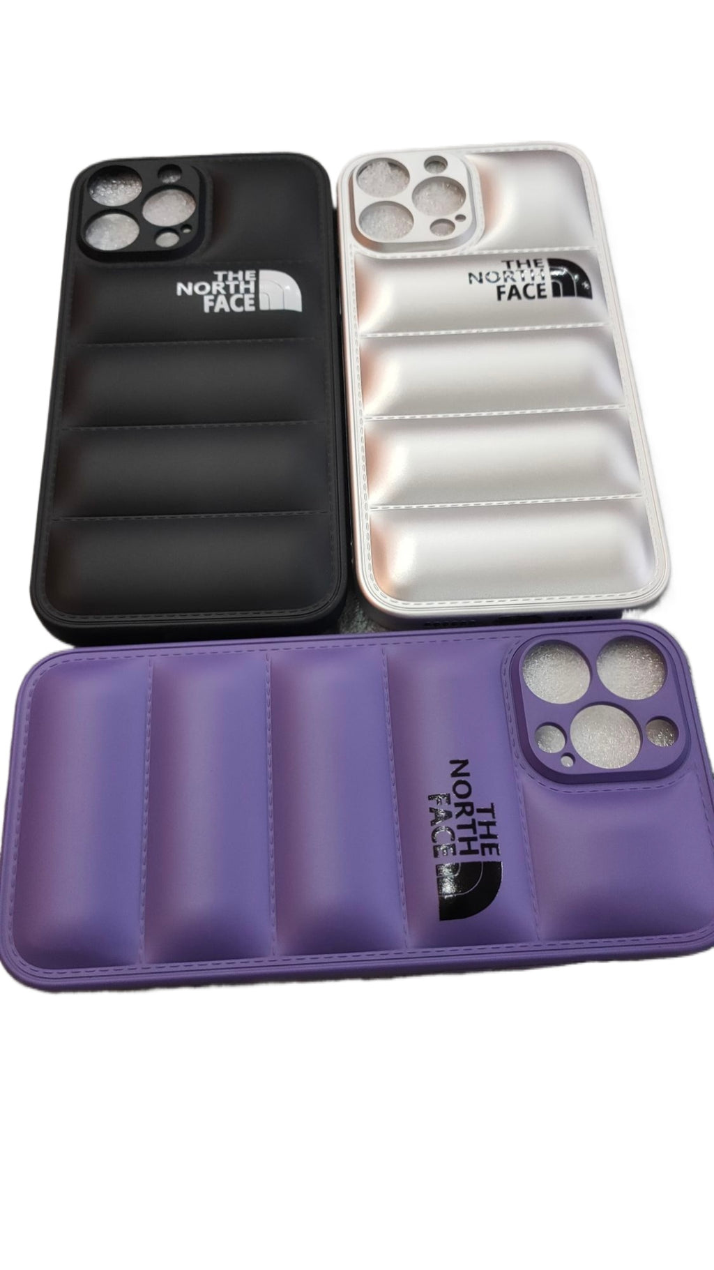 iPhone 13 Pro Max North Face Puffer Soft Silicone Case