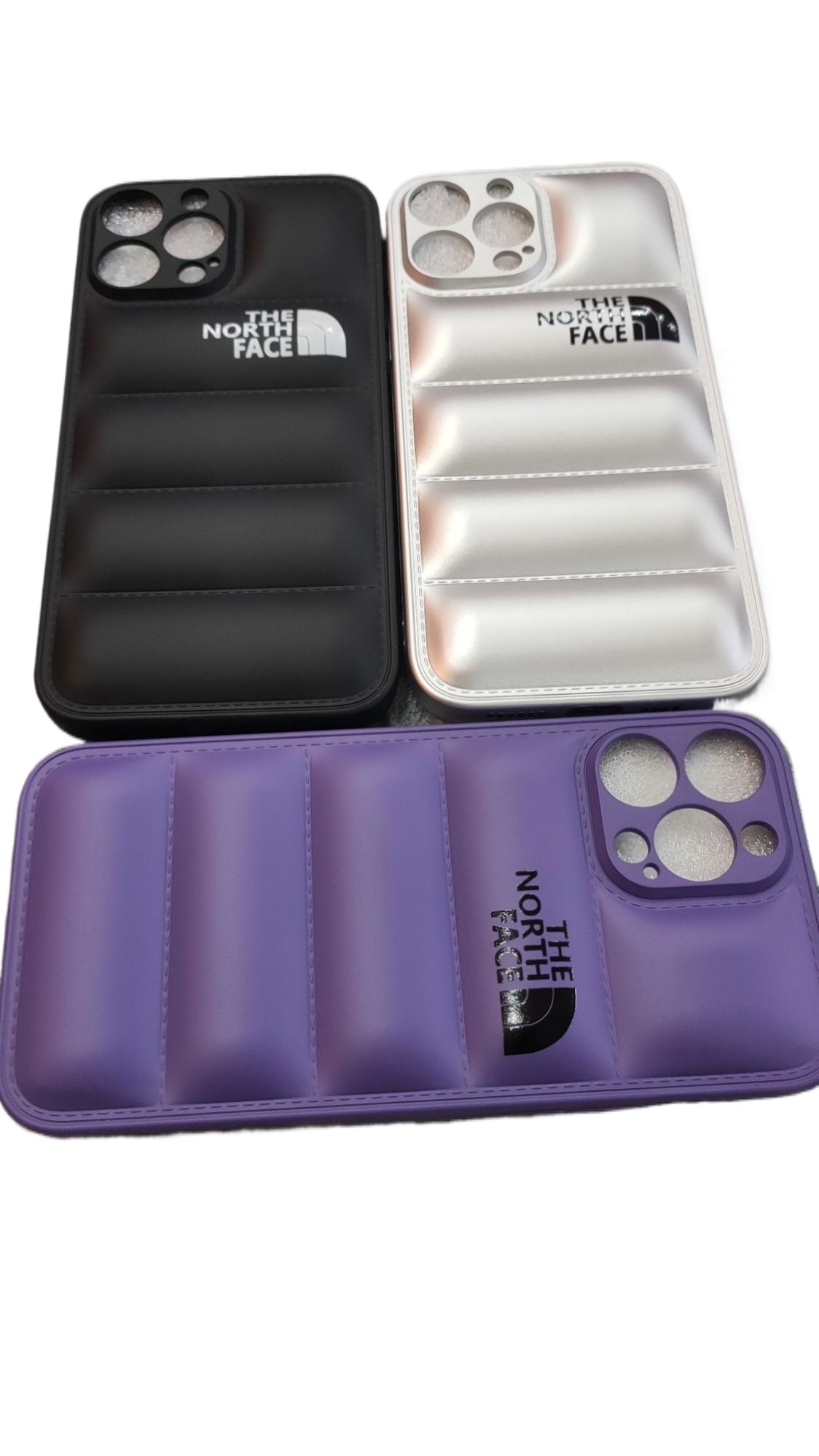 iPhone 13 Pro Max North Face Puffer Soft Silicone Case