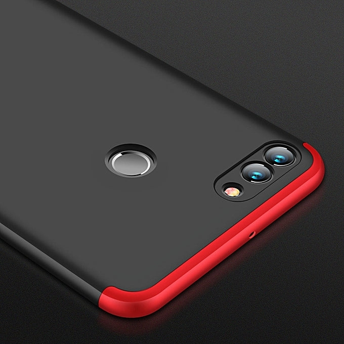 Huawei Y9 2018 Original GKK Shockproof 360 Protection Cover - Red & Black