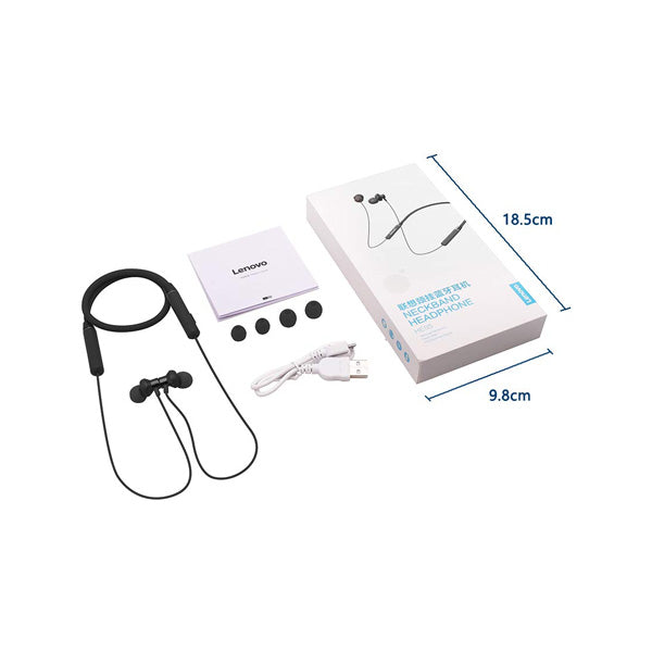 Lenovo HE05 Bluetooth Magnetic Rechargeable Headphones