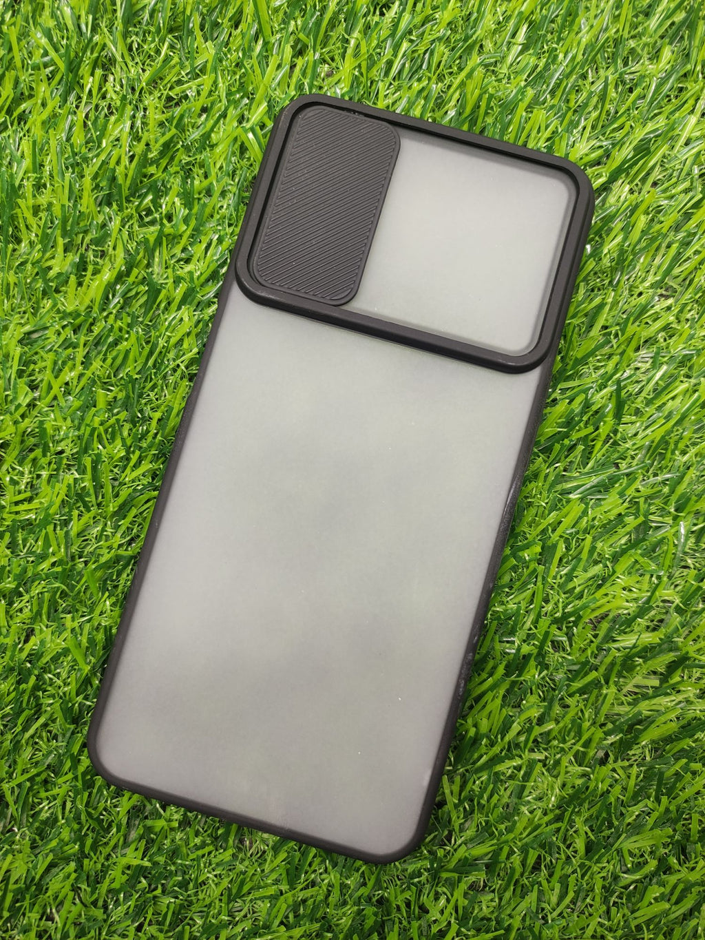 Real me 7 Matt Translucent Camera Slider Back cover