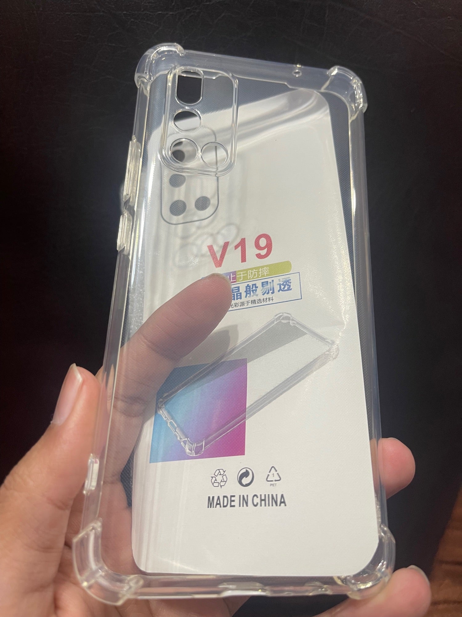 Vivo_V19 Cover Shockproof Airbag Corner Silicone Back Case