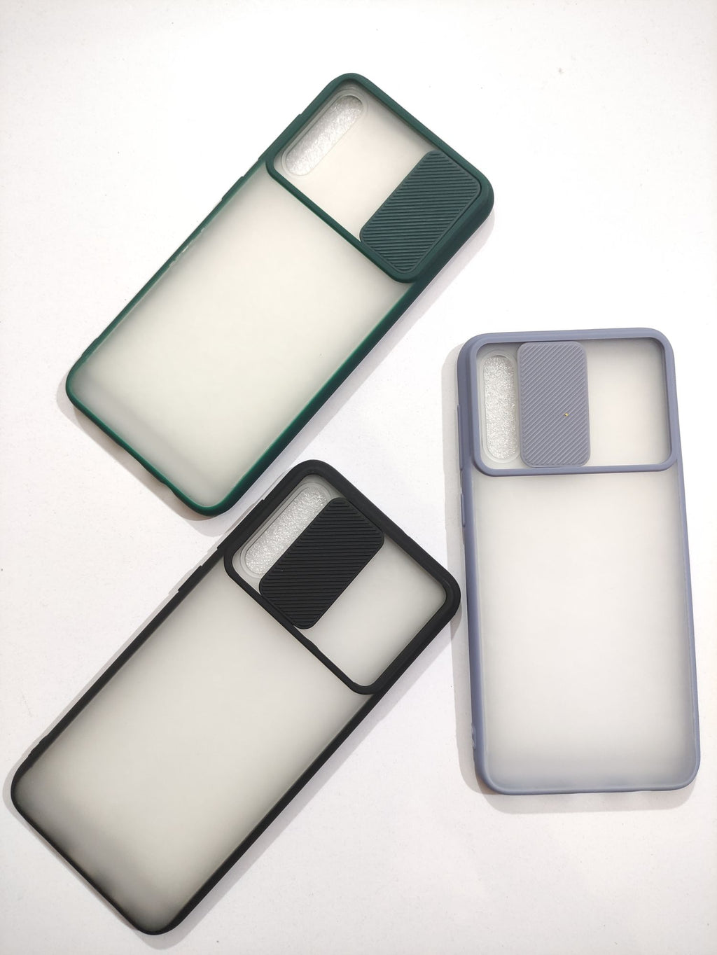 Samsung Galaxy A50S Matt Translucent Camera Slider Back Cover
