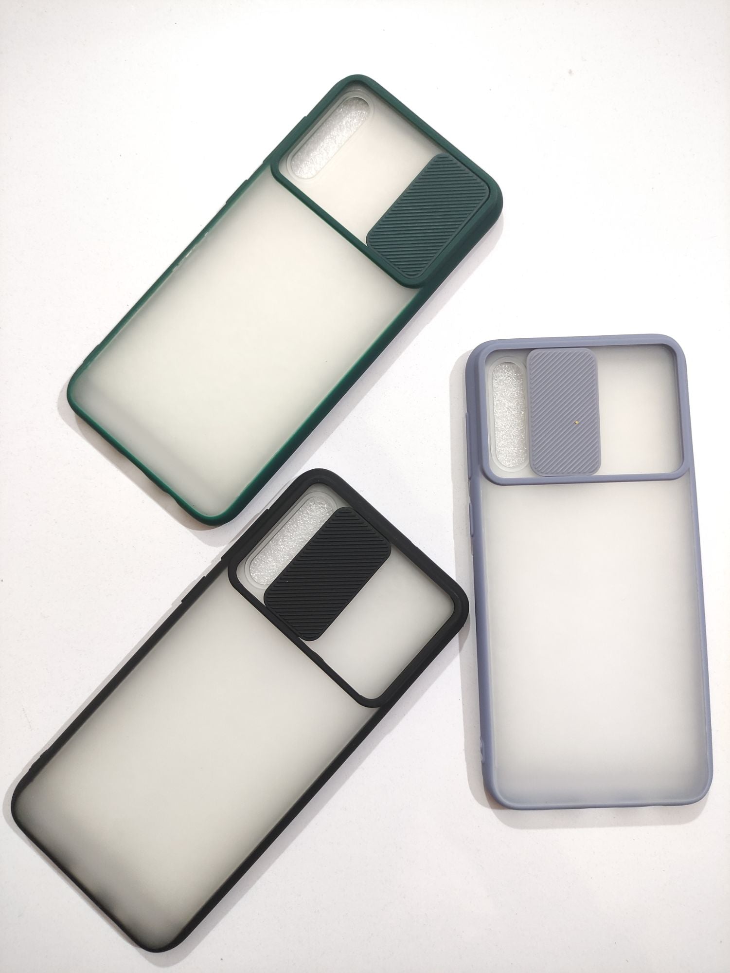Samsung Galaxy A50S Matt Translucent Camera Slider Back Cover