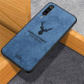 Samsung Galaxy A70 Soft Silicone Deer Fabrics Cloth Back Cover