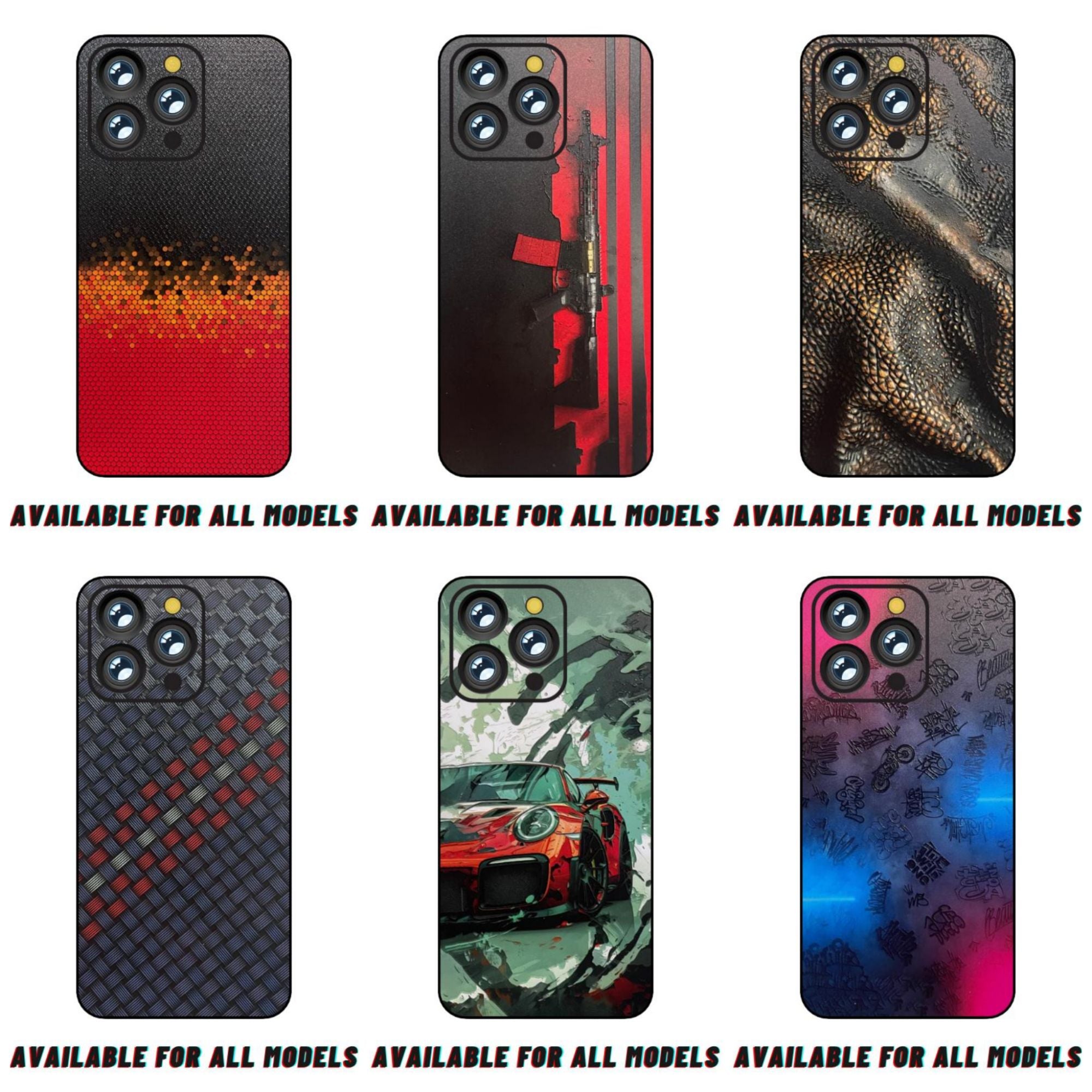 Newest Designs 3D Full Body Skin Wrap for All Models