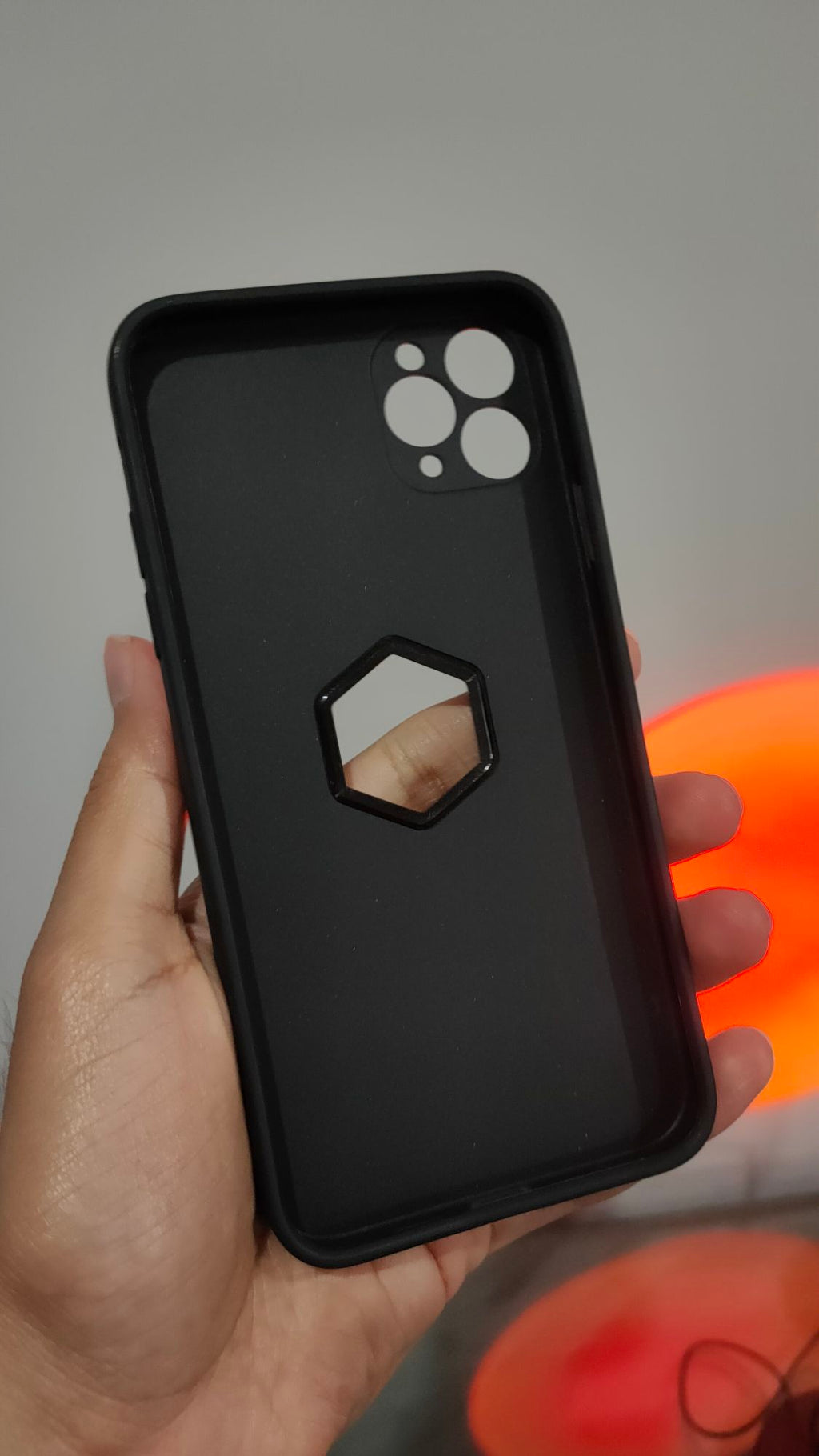iPhone 11 Pro Max Camera Protection Logo Holde Soft Silicone Back Case Cover