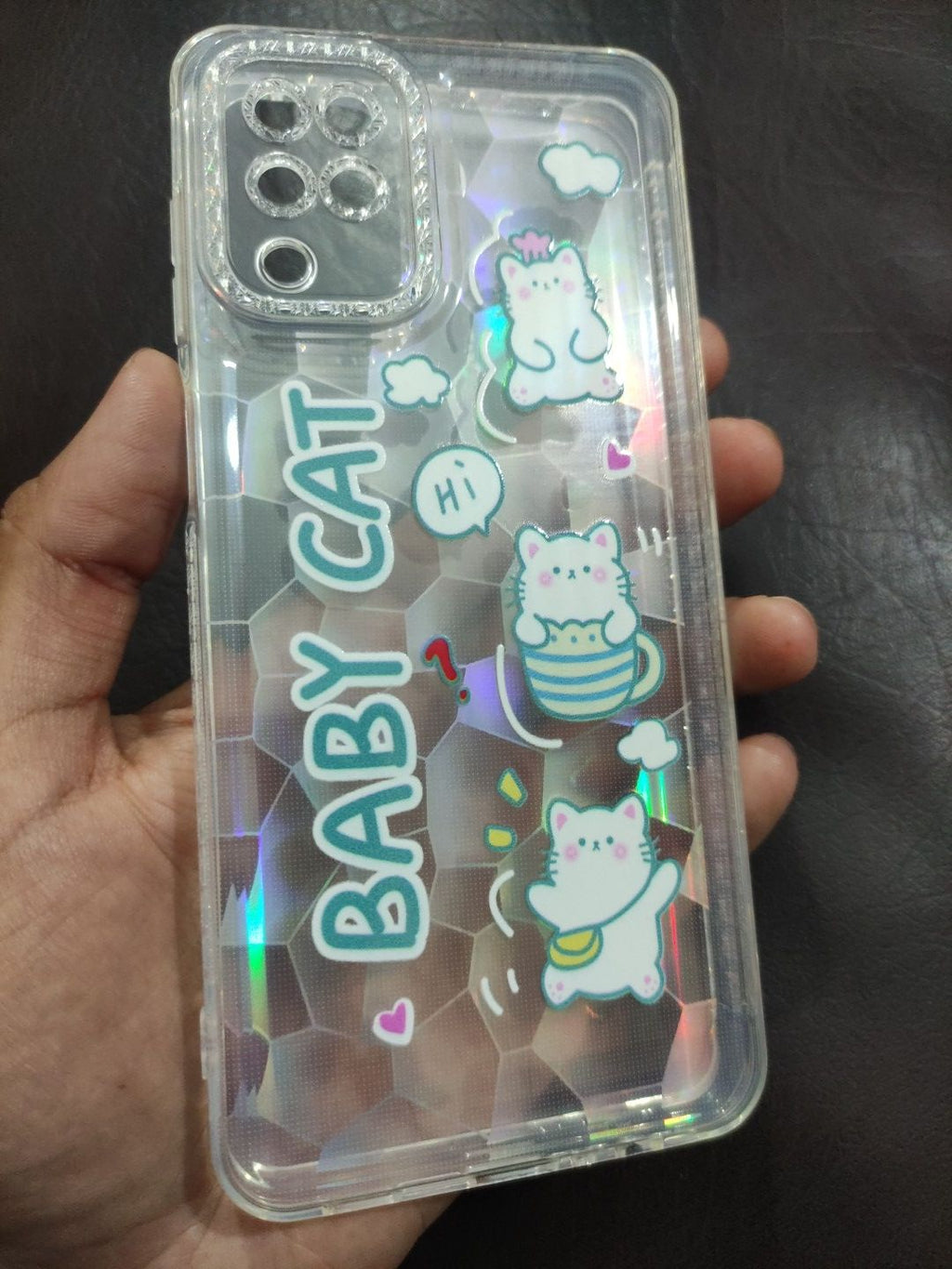 Samsung Galaxy A12 Fancy Soft TPU Transparent Back Cover