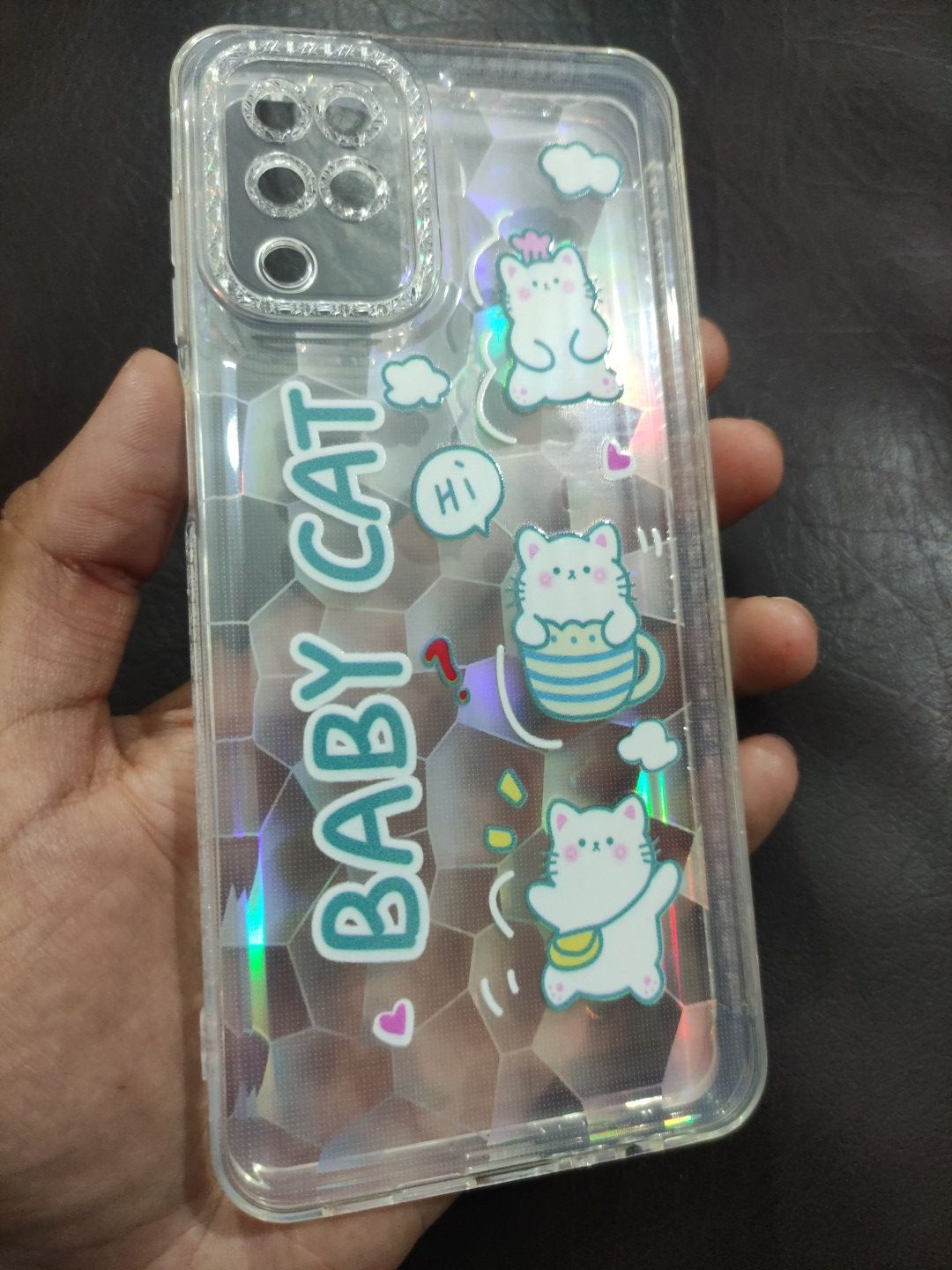 Samsung Galaxy A12 Fancy Soft TPU Transparent Back Cover