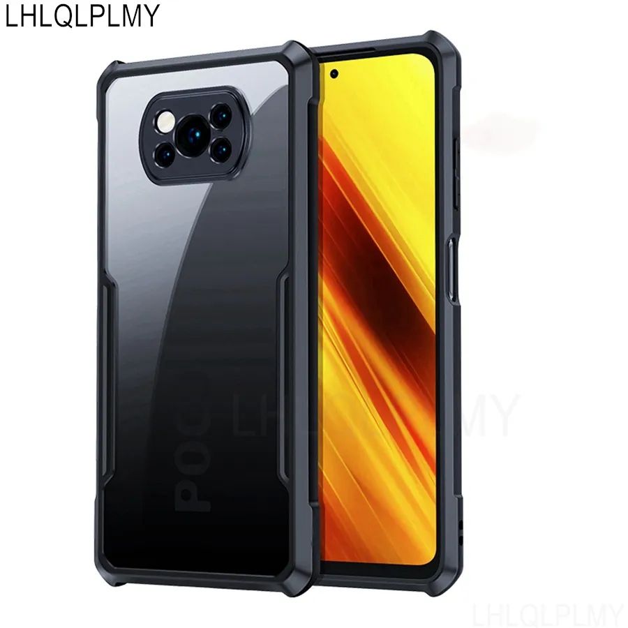 Poco X3 NFC Cover Shockproof Transparent Bumper Case Cover