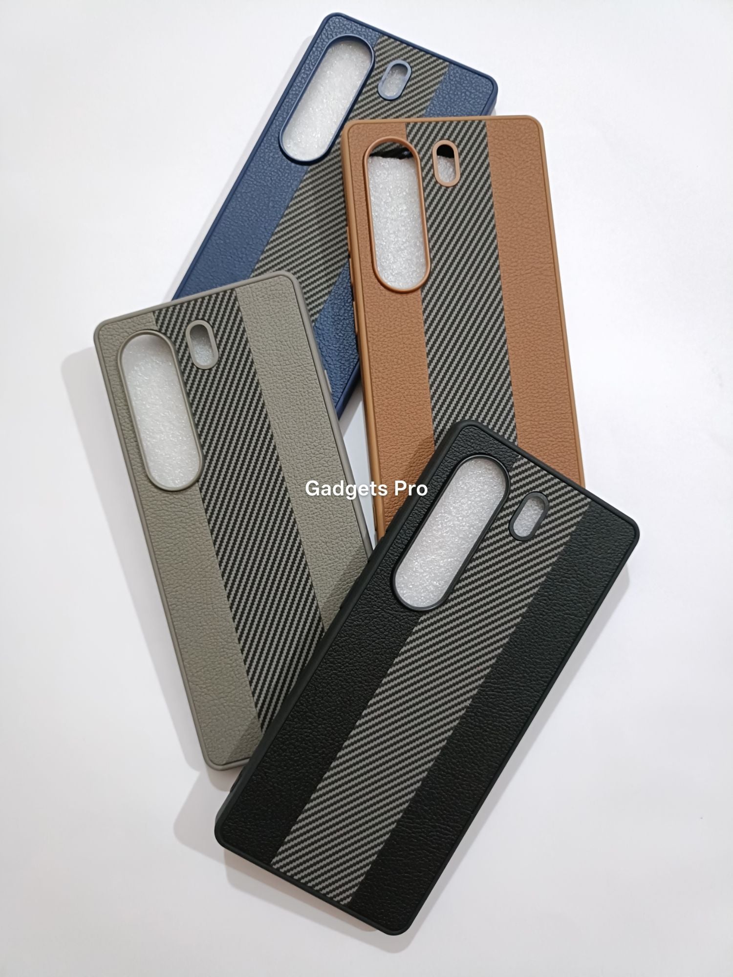 Tecno Camon 40 Pro PU Carbon Fiber Design Back Cover