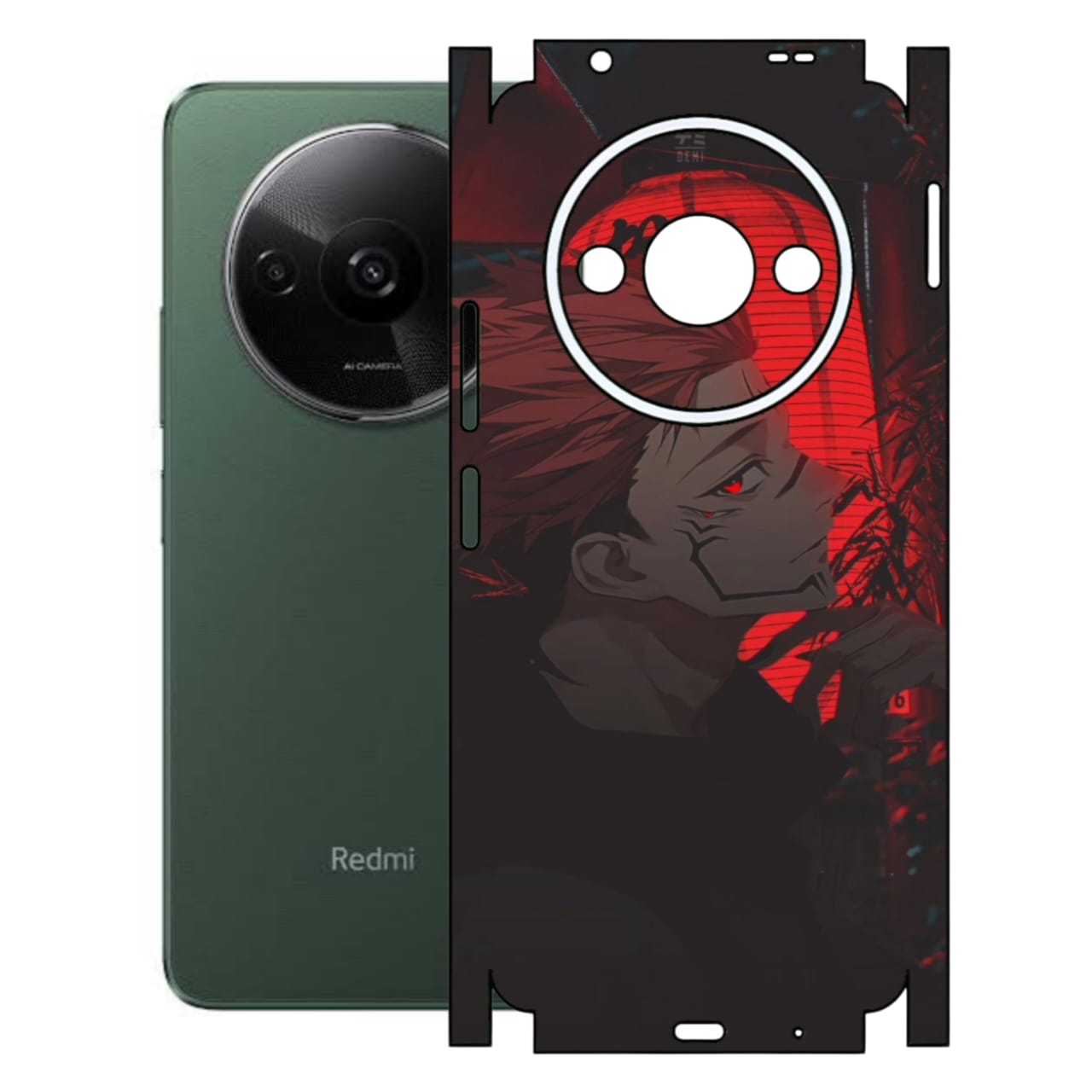 Redmi A3 Print Back Full Body Skin Wrap