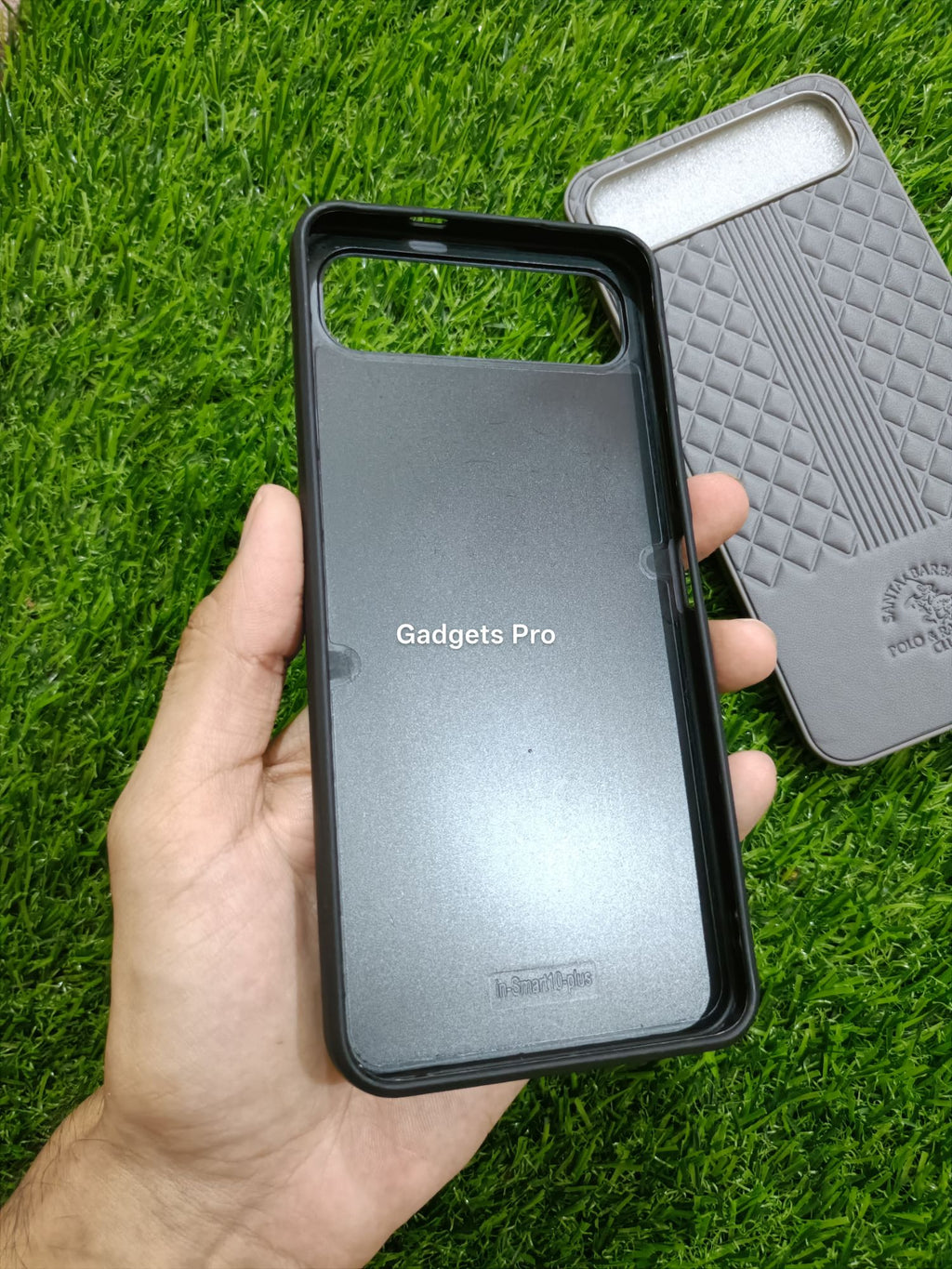 Infinix Smart 10 Plus Soft Silicone PU Leather Design Polo Back Cover