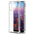 Huawei P20 Soft TPU Clear Transparent Corner Protection Back Cover