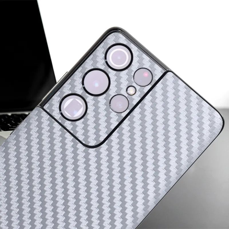 Samsung Note 20 Ultra Carbon Fiber Pattern Transparent Back Sheet