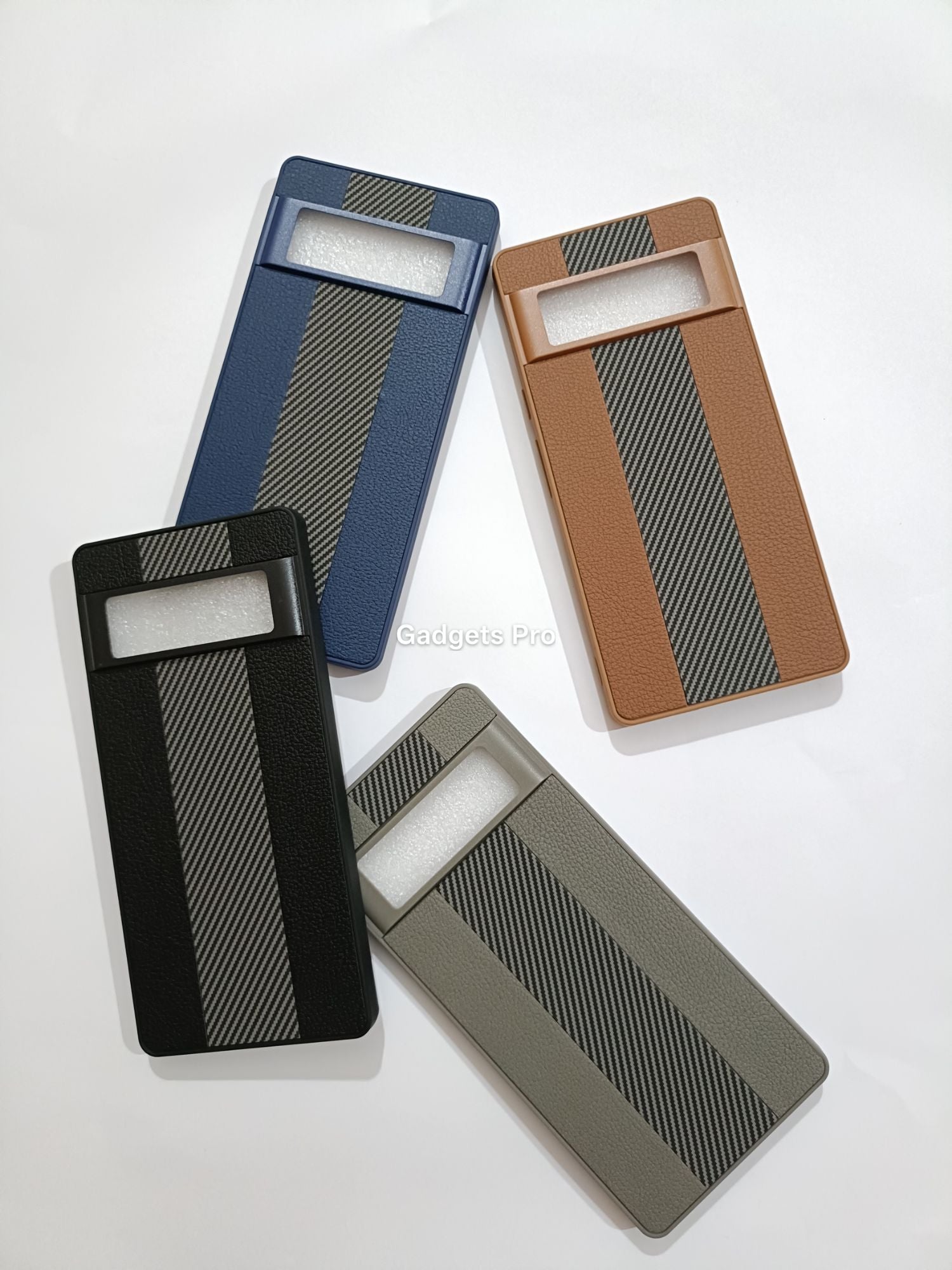 Google Pixel 6 Pro PU Carbon Fiber Design Back Cover