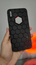 iPhone XS Max Camera Protection Logo Hole Silicone Back Case Cover