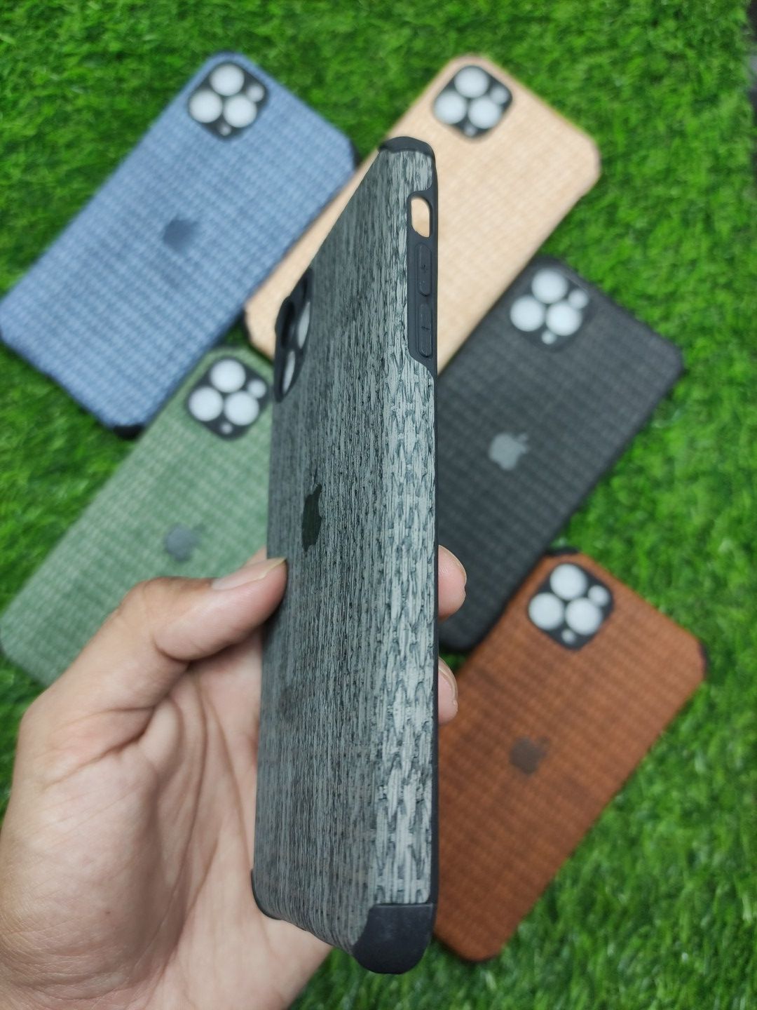 iPhone 11 Pro Max Soft Silicone Tecture Design Back Cover