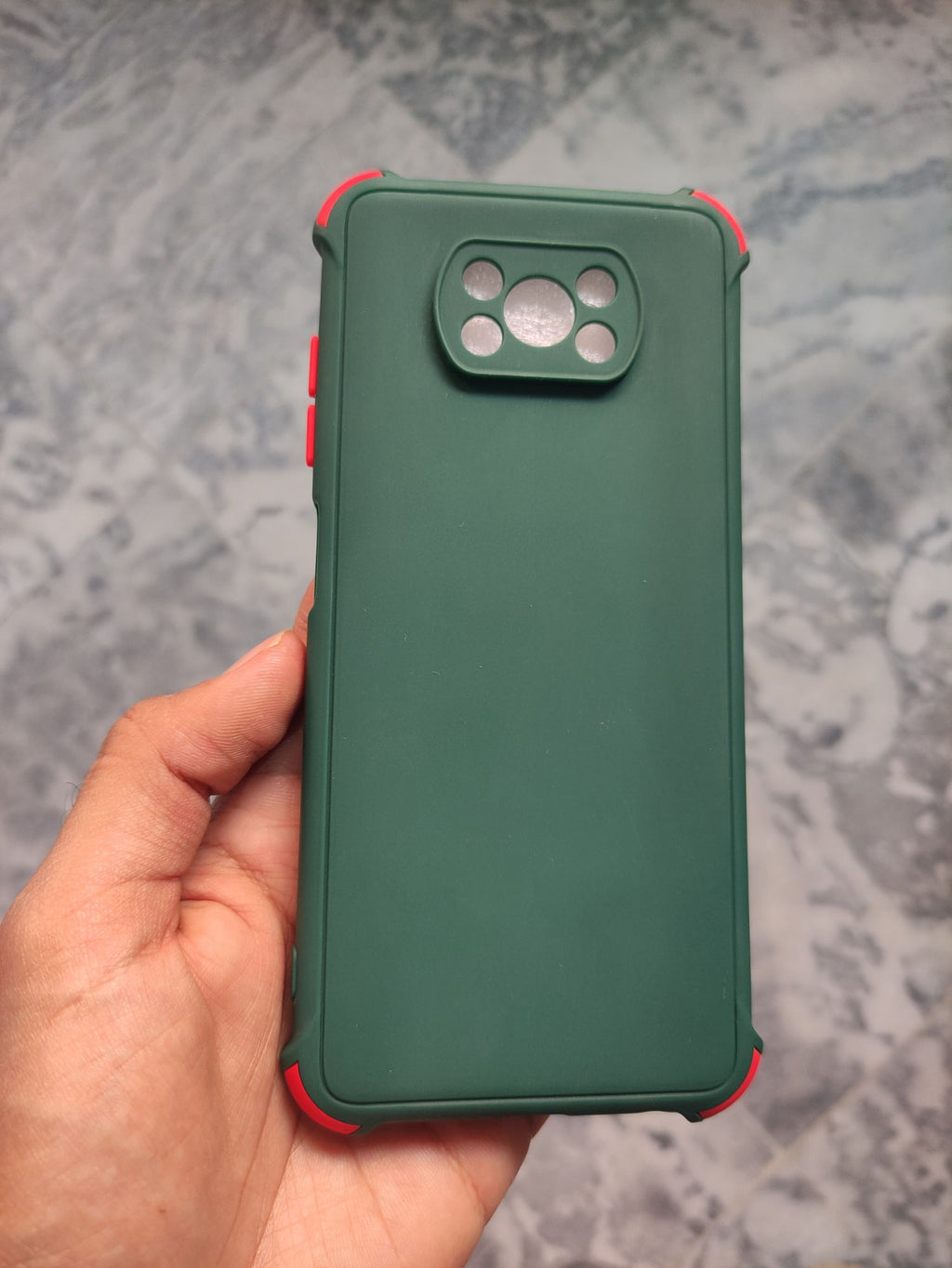 Poco X3/X3 Pro Soft Silicone Camera Protection Colour buttons back cover
