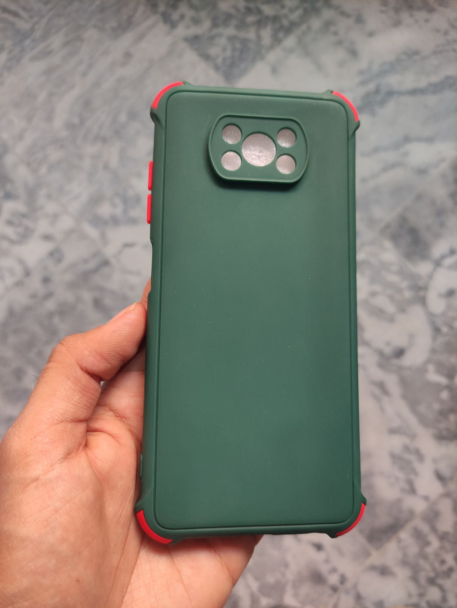 Poco X3/X3 Pro Soft Silicone Camera Protection Colour buttons back cover