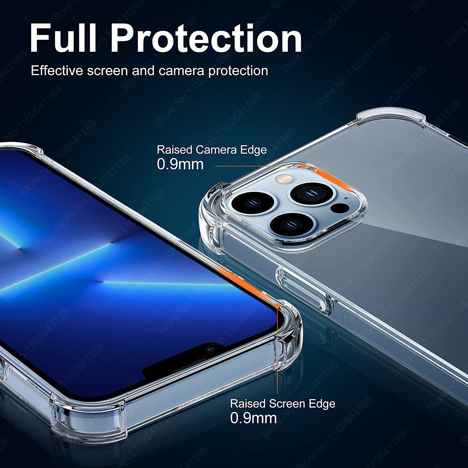 iPhone 15 Pro Soft TPU Clear Corner Protection Back Cover