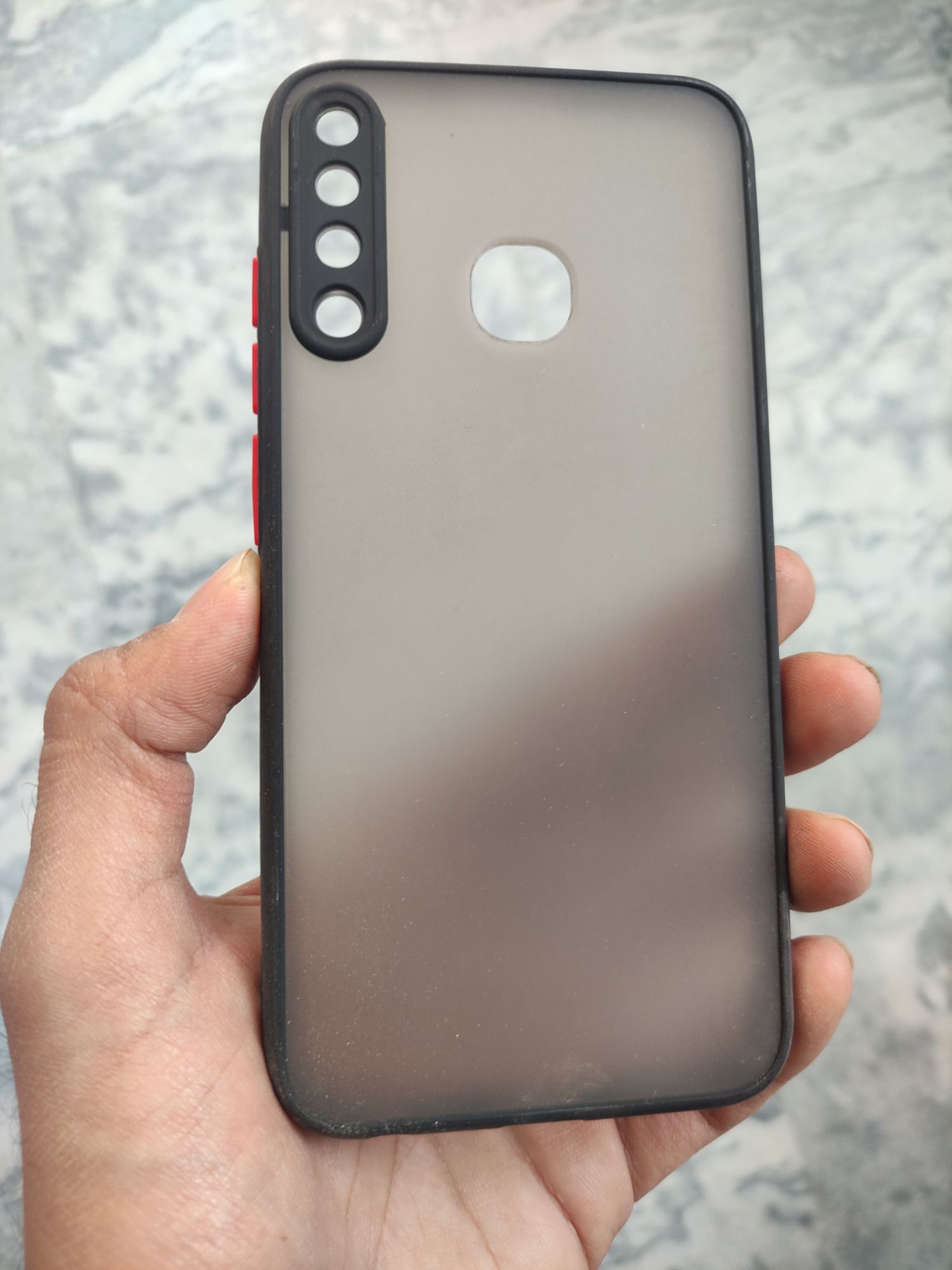 Infinix Smart3 Plus Matt Camera Protection Colour buttons back cover