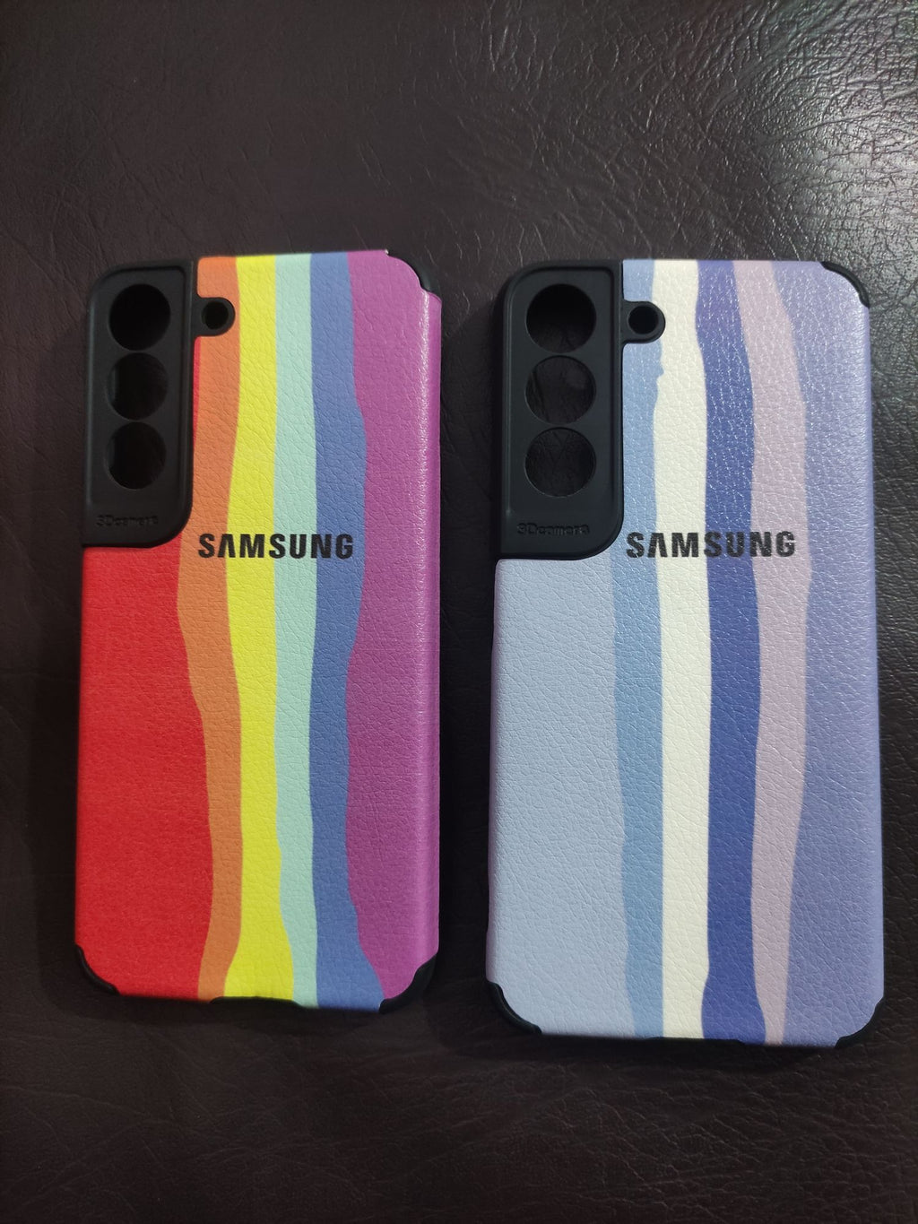 Samsung S22,S22Plus Soft Rainbow pattern case