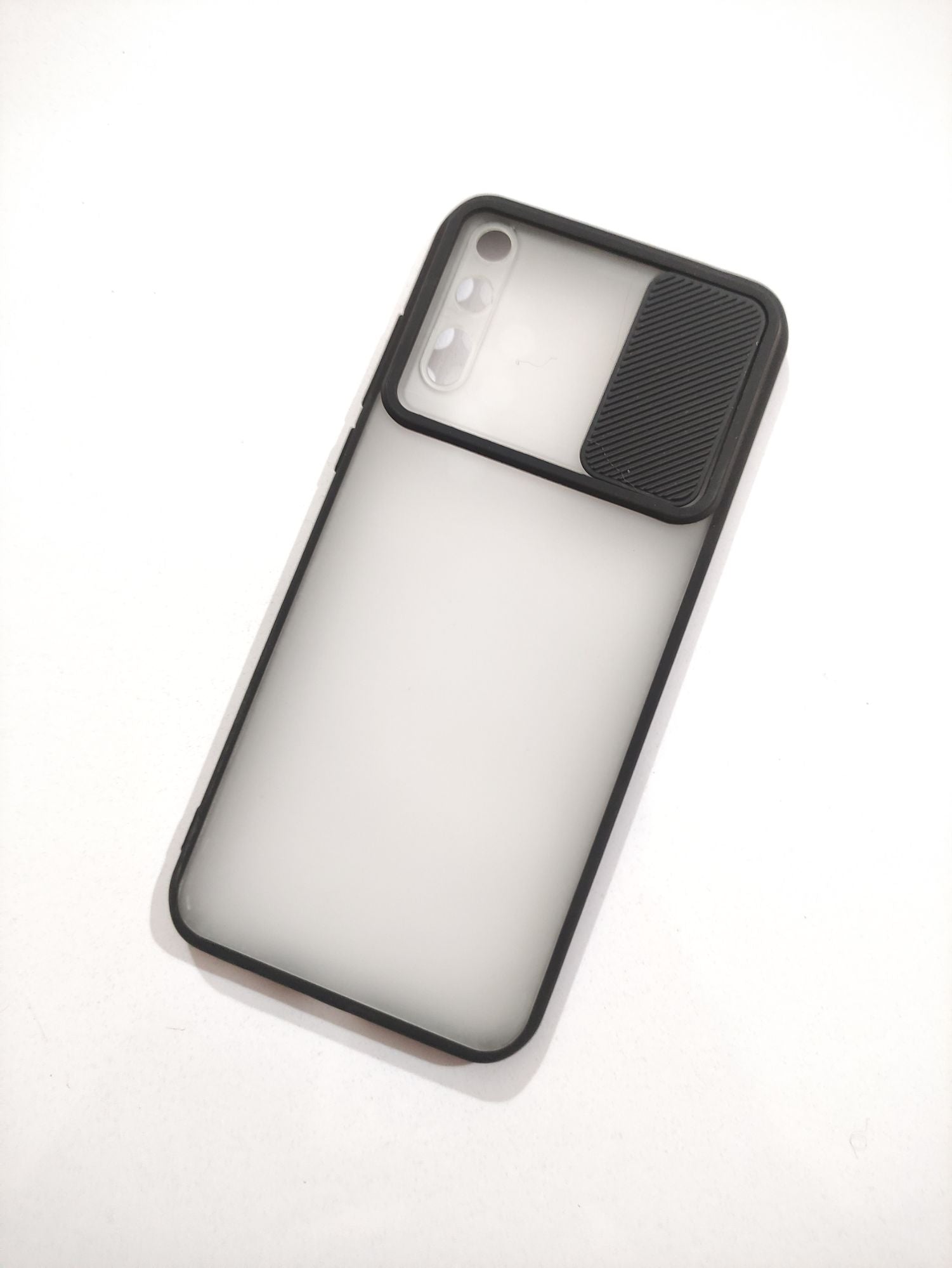 Huawei Y8P 2020 Matt Translucent Camera Slider Back Cover