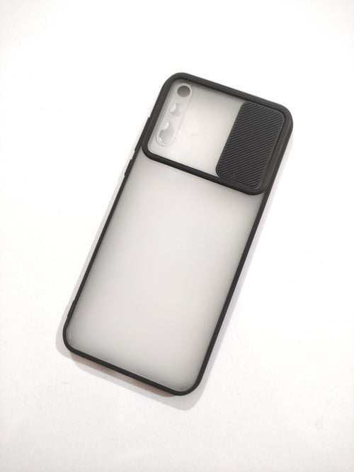 Huawei Y8P 2020 Matt Translucent Camera Slider Back Cover
