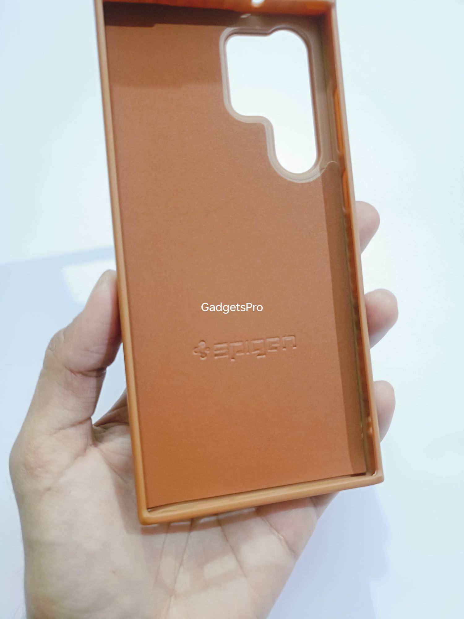 Samsung Galaxy S23 Ultra Premium Quality PU Spigen Leather Tecture Back cover